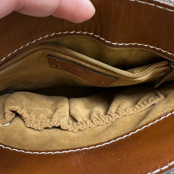 Patricia Nash VENEZIA Pouch Map Print Leather Crossbody Bag – Vintage Style - Picture 12 of 13